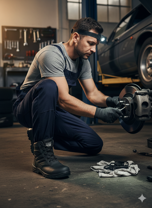 COMBAT SWAT HALF COLLAR SAFETY BOOT